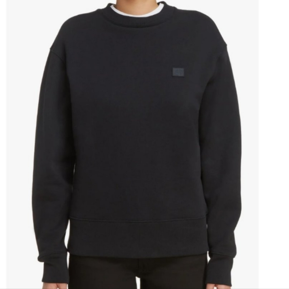 Acne Studios Black Logo Sweatshirt Crewneck Size XS